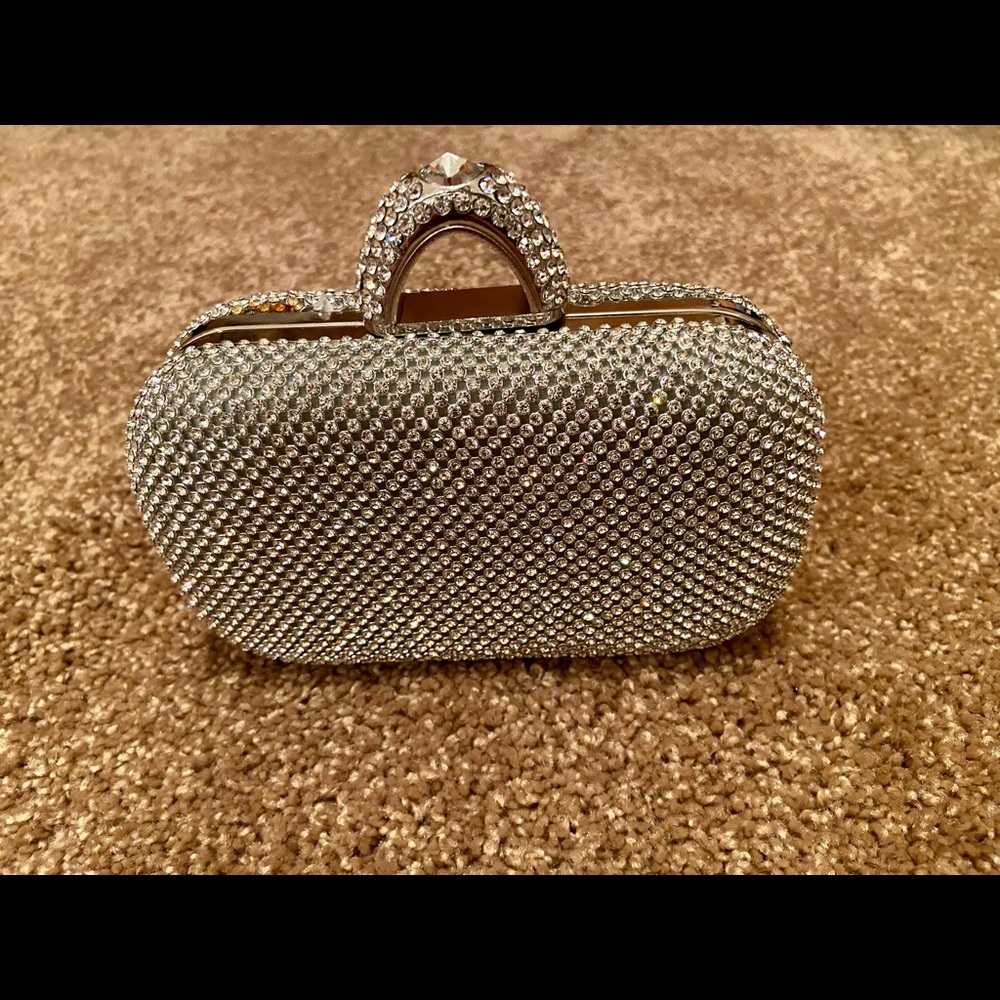 Vintage jeweled clutch